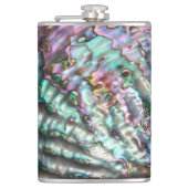 Abalone ontworpen vinyl verpakte fles heupfles (Voorkant)