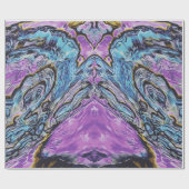 Abalone Paua Abstracte Zeeschelp Cadeaupapier (Vlak)