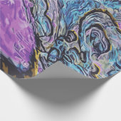 Abalone Paua Abstracte Zeeschelp Cadeaupapier (Hoek)