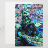 Abalone paua schelp detail briefpapier (Voorkant / Achterkant)