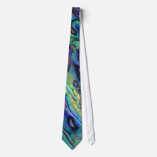 Abalone paua schelp funky stropdas (Voorkant)