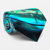 Abalone paua schelp natuurlijke ontwerp stropdas (Opgerold)