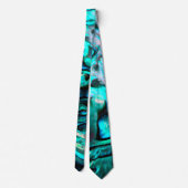 Abalone paua schelp natuurlijke ontwerp stropdas (Achterkant)