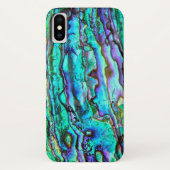 Abalone Paua Shell afbeelding iphone X hoesje (Achterkant)