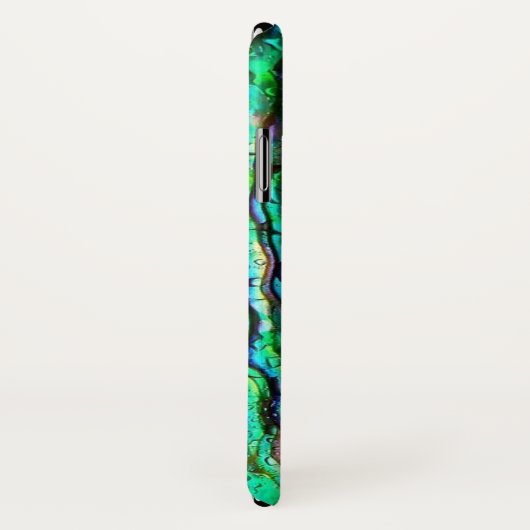 Abalone Paua Shell afbeelding iphone X hoesje (Achterkant / rechts)