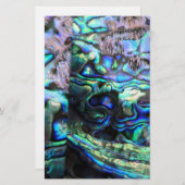 Abalone paua shell detail briefpapier (Voorkant / Achterkant)