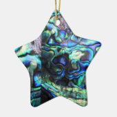 Abalone paua shell detail keramisch ornament (Links)