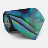 Abalone paua shell funky stropdas (Opgerold)