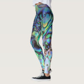 Abalone paua shell natuurlijke ontwerp leggings (Links)