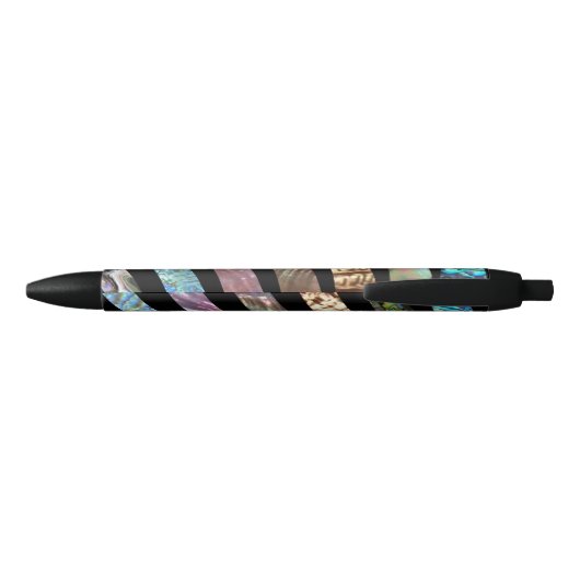 Abalone Paua Strips Variety Zwarte Inkt Pen (Achterkant)