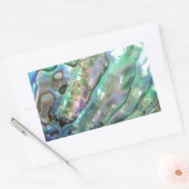 Abalone Rechthoekige Sticker (Envelop)