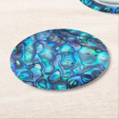 Abalone Ronde Kartonnen Onderzetter (Gebogen)