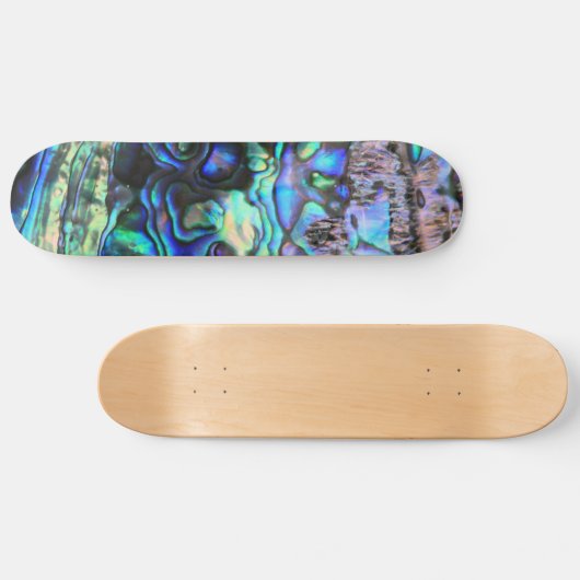 Abalone schelp mooi paua detail skateboard (Horizontaal)