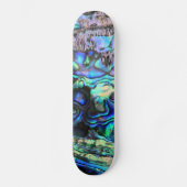 Abalone schelp mooi paua detail skateboard (Voorkant)