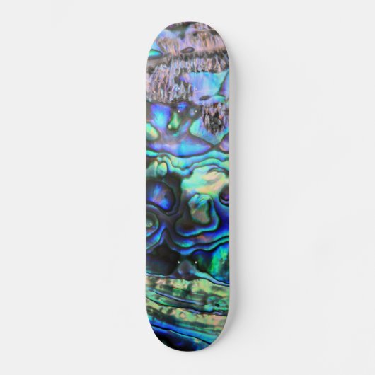Abalone schelp mooi paua detail skateboard (Voorkant)