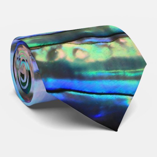 Abalone schelp mooi paua detail stropdas (Opgerold)