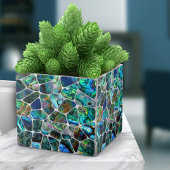 Abalone schelp textuur - cellen collage N15 Tegeltje