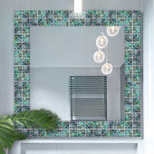 Abalone schelp textuur - cellen collage N6 Tegeltje