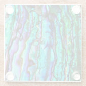 Abalone seashell glass onderzetter glazen onderzetter (Achterkant)