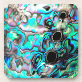 Abalone seashell natuur detail drankjes onderzetter