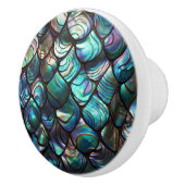 Abalone Shell Abstract Pattern Keramische Knop (Rechts)