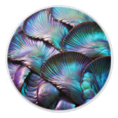 Abalone Shell Abstract Pattern Keramische Knop (Voorkant)