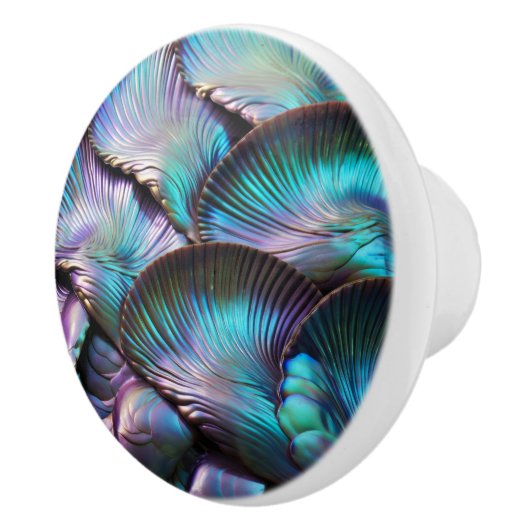Abalone Shell Abstract Pattern Keramische Knop (Rechts)
