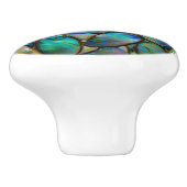 Abalone Shell Abstract Pattern Keramische Knop (Zijkant)