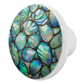 Abalone Shell Abstract Pattern Keramische Knop (Rechts)