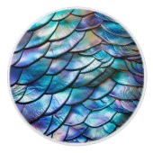 Abalone Shell Abstract Pattern Keramische Knop (Voorkant)