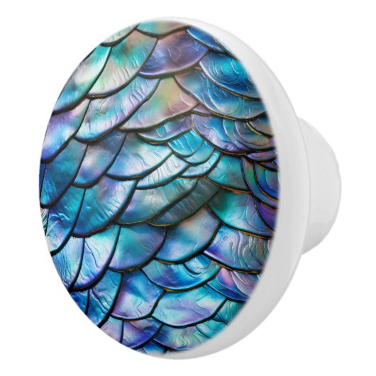 Abalone Shell Abstract Pattern Keramische Knop (Rechts)