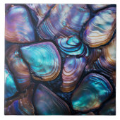 Abalone Shell Abstract Pattern Tegeltje (Voorkant)