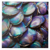 Abalone Shell Abstract Pattern Tegeltje (Voorkant)