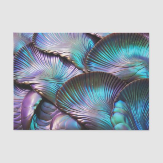 Abalone Shell Abstract Pattern Tissuepapier (Voorkant)