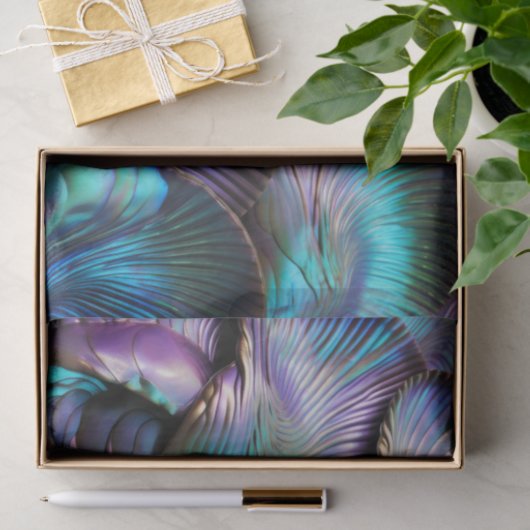Abalone Shell Abstract Pattern Tissuepapier (Geschenk)