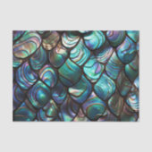 Abalone Shell Abstract Pattern Tissuepapier (Voorkant)
