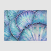 Abalone Shell Abstract Waterverf Pattern Tissuepapier (Voorkant)