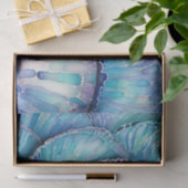 Abalone Shell Abstract Waterverf Pattern Tissuepapier (Geschenk)