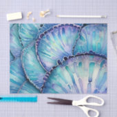 Abalone Shell Abstract Waterverf Pattern Tissuepapier (Craft)