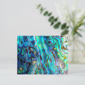 Abalone shell briefkaart (Staand voorkant)