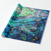 Abalone shell cadeaupapier (Uitgerold)