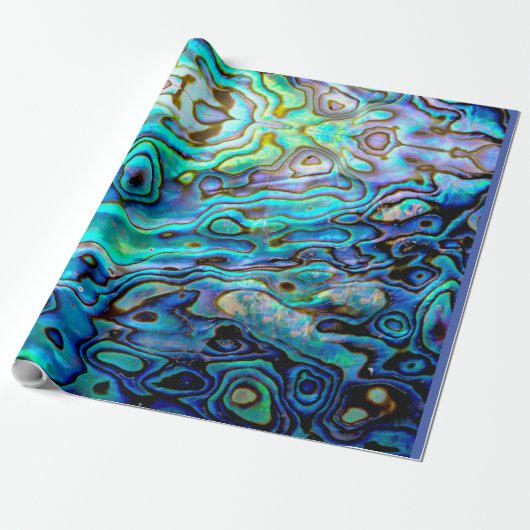 Abalone shell cadeaupapier (Uitgerold)