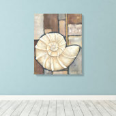 Abalone Shell Canvas Afdruk (Insitu (Houten vloer))