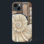 Abalone Shell iPhone 13 Hoesje<br><div class="desc">Charikilia Zarris is een getalenteerde kunstenaar die haar oceaankunst kent. Haar afbeeldingen zijn vreedzaam en kalm en ontspannen je met elk afbeelding. Haal dit nautische kunstwerk met een Abalone shell die het centrum van het allen is,  die met tegels en een prachtig kleurenschema wordt begrensd.</div>