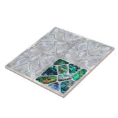 Abalone Shell en Pearl - Cellen Collage N7 Tegeltje (Zijkant)