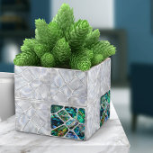 Abalone Shell en Pearl - Cellen Collage N7 Tegeltje