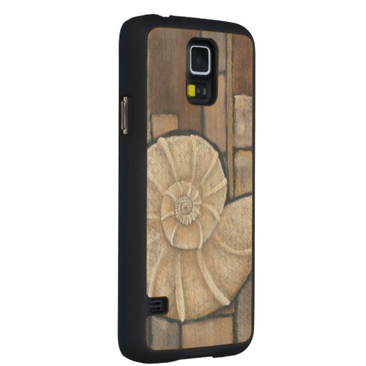 Abalone Shell Esdoorn Galaxy S5 Slim Hoesje (Rechts)