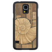 Abalone Shell Esdoorn Galaxy S5 Slim Hoesje (Achterkant)