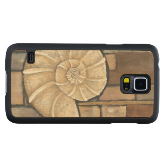 Abalone Shell Esdoorn Galaxy S5 Slim Hoesje (Voorkant (horizontaal))
