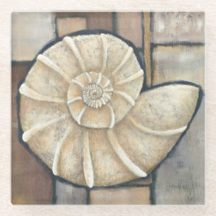 Abalone Shell Glazen Onderzetter